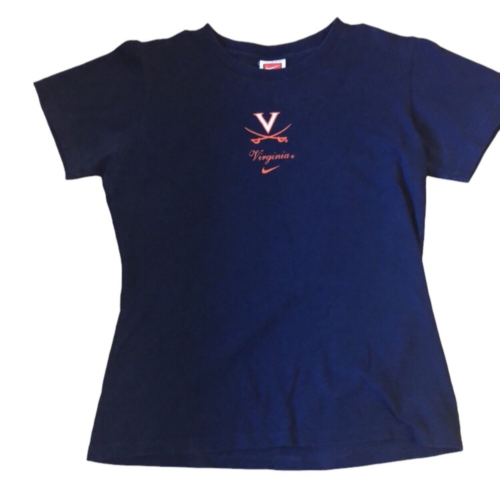 Nike UVA Orange and Blue Shirt Women’s Size Small